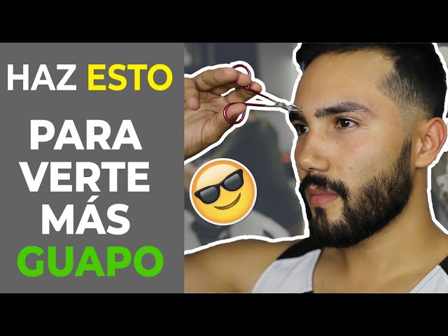 como sacar la ceja para hombres