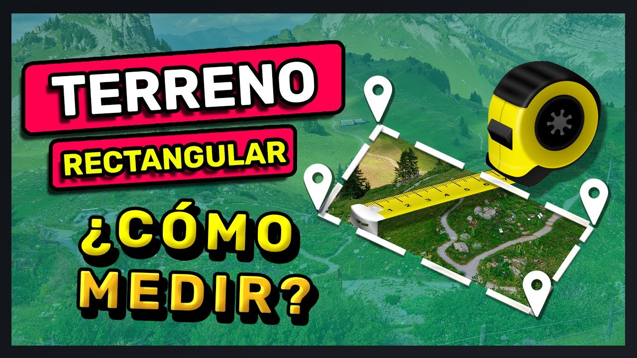 como sacar la superficie de un terreno rectangular