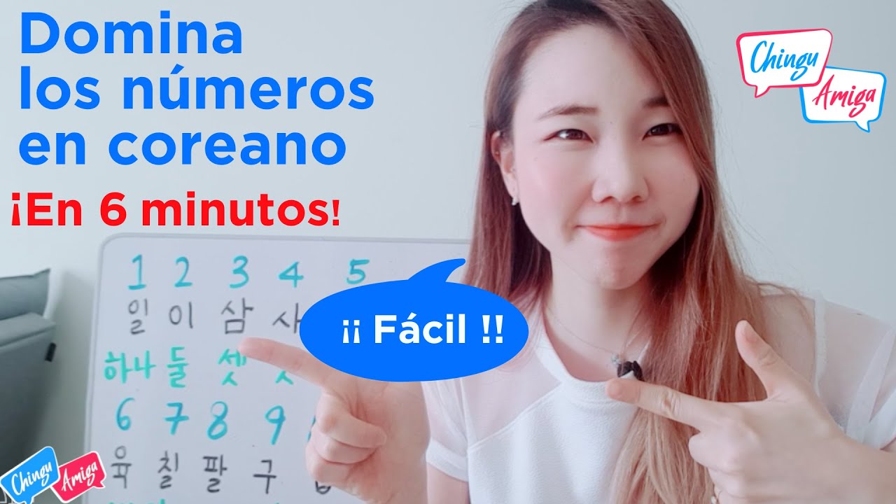 como se dicen los numeros en coreano