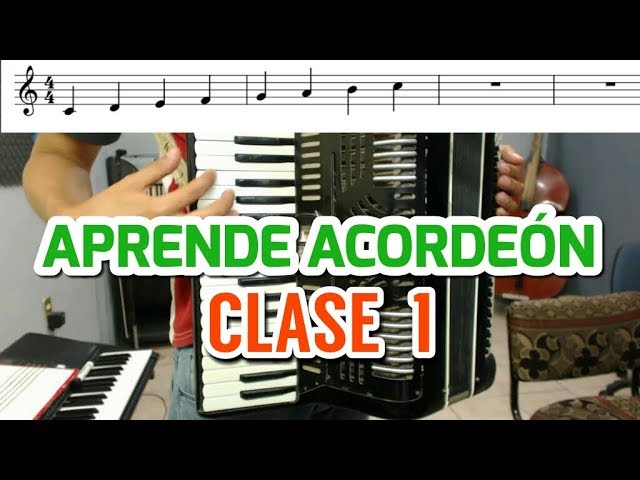 como se toca un acordeon de teclas