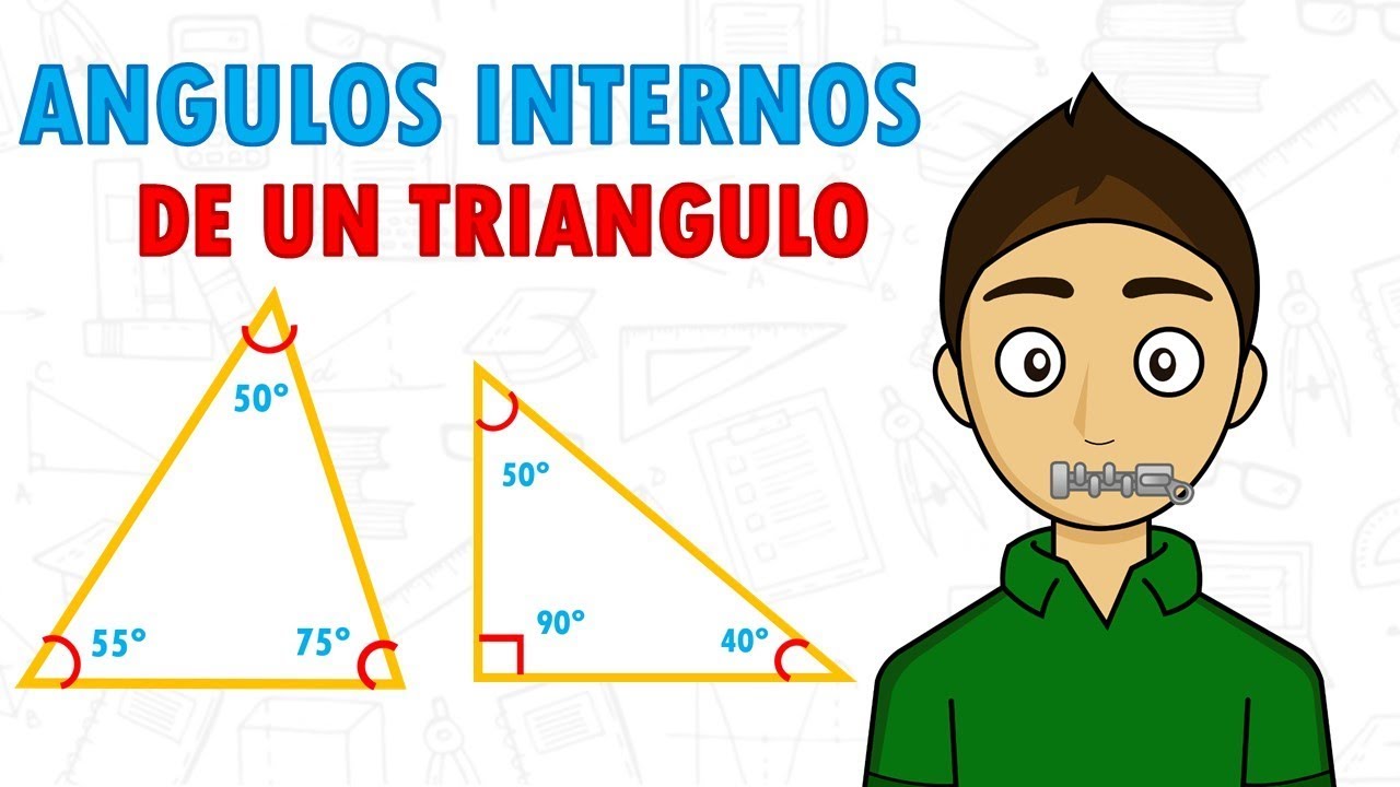 como sumar los angulos interiores de un triangulo