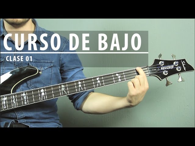 como tocar el bajo 4 cuerdas
